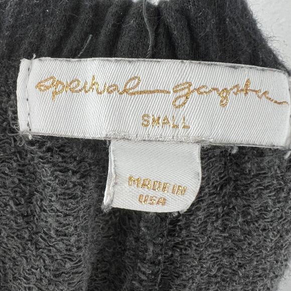 SPIRITUAL GANGSTER Stars Fave Black Sweatpant Cotton Blend Elastic Waist Size S - Picture 5 of 7